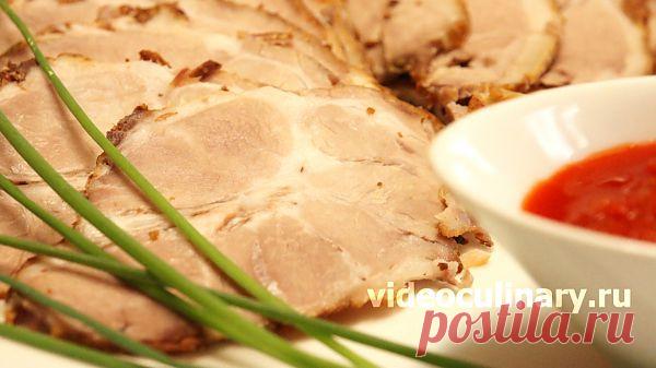 Буженина из свиной шеи - Видеокулинария.рф - видео-рецепты Бабушки Эммы