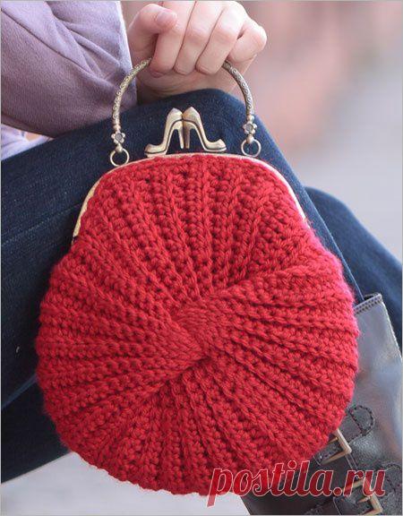 Сумка с фермуаром Twist Bag крючком
