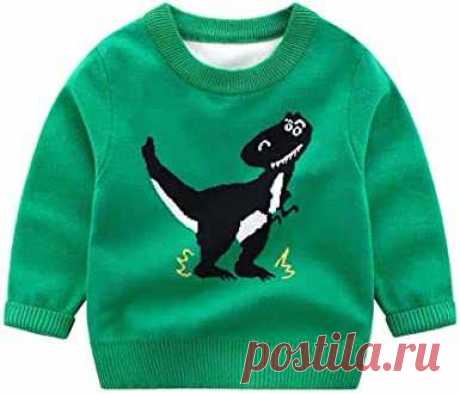 Amazon.com: HUAER & Baby Boys Girls Knit Sweater Unisex Cotton Cartoon Animal Pullover Sweatshirt: Ropa