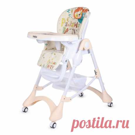 Стульчик для кормления Babyton Happy Animals Beige E102 Стульчик для кормления Babyton Happy Animals Beige – удобное решение на каждый день. Система регулировки подарит максимальный комфорт вам и малышу. 7 положений высоты сиденья. Спинка регулируется в 3…