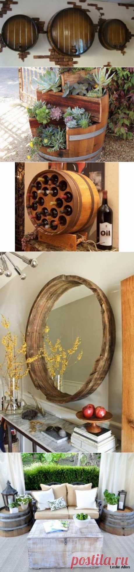 Винные бочки в интерьере / Интерьер / Архимир