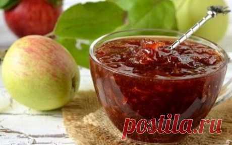 Яблочное варенье с шоколадом