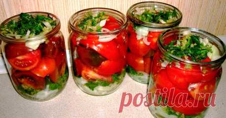 Помидоры «По-польски»! Пожалела, что в прошлом году так мало закрыла Вкусная закуска из маринованных помидоров с зеленью и чесноком. Для приготовления вам потребуются такие ингредиенты: — помидоры; — лук; — укроп и петрушка; — чеснок; — сахар, 3 ст.л; — соль, 1 ст.л; — масло растительное, 1 ст.л на 1 л банку; — уксус 9 %, 1 ст.л на 1 л банку. Процесс приготовления Помидоры […]