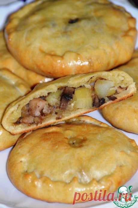 Пироги праздничные с курицей и грибами – кулинарный рецепт