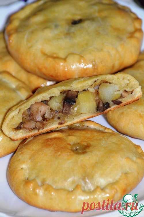 Пироги праздничные с курицей и грибами – кулинарный рецепт