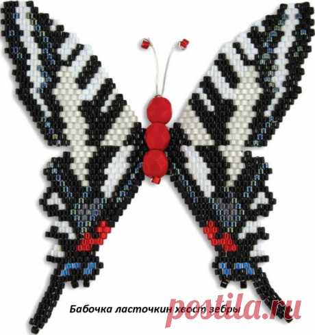​Бабочки из бисера