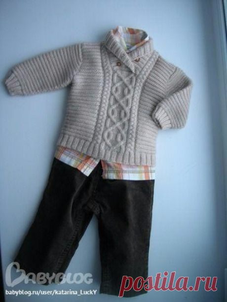 Ирландский пуловер для мальчиков &quot;Бержер&quot;