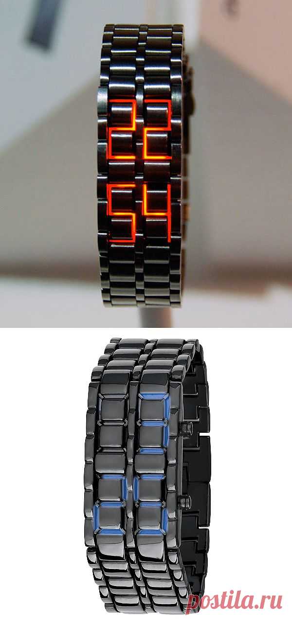 LED часы Iron Samurai
