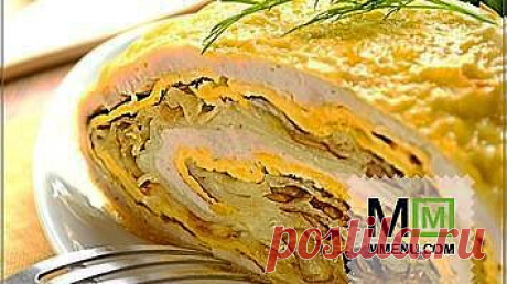 А-ля штрудель с курицей и грибами - кулинарный рецепт. Миллион Меню