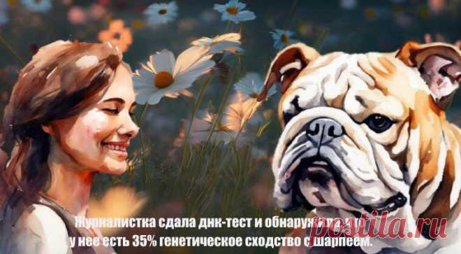 Журналистка сдала днк-тест и обнаружила, что у нее есть 35% генетическое сходство с шарпеем. Статья автора «VestiNews.