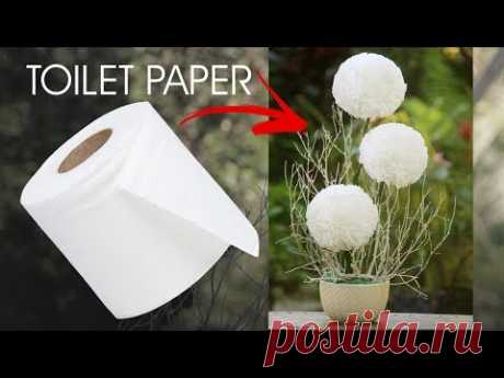 Round Toilet Paper Flower