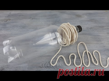 Шикарный декор из обычной пластиковой Бутылки