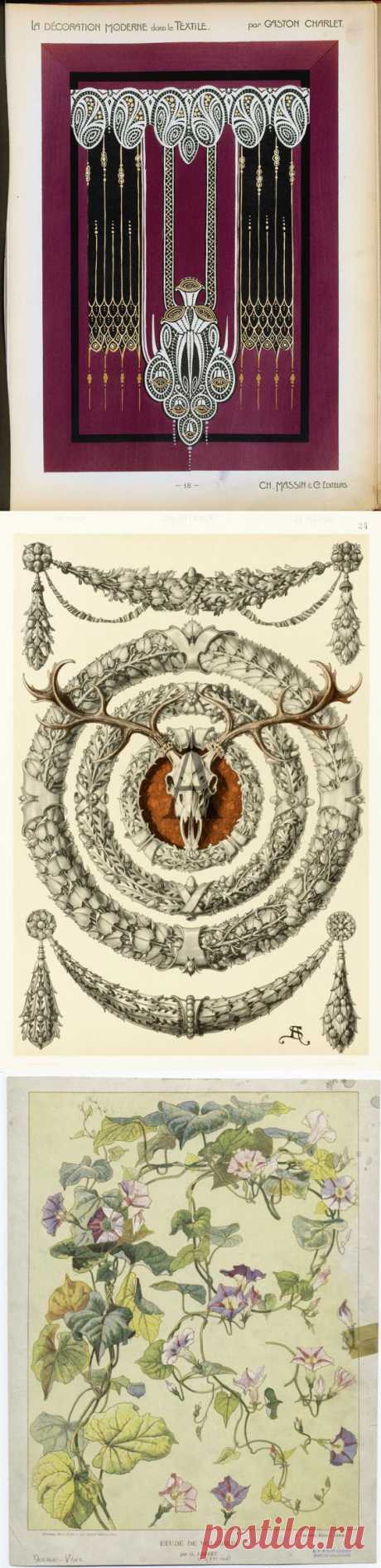 Орнаменты модерна и арт деко.