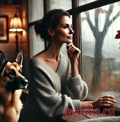 Любовь, которая вернулась спустя годы
Ты ждала? Вот я и вернулся!

Женщина задумчиво смотрела в окно. Ещё вечером пошёл нудный осенний дождь, и утром, не переставая, стучал по стеклу колючими каплями. Небо заволокло серыми тучами, ветер рвал последнюю листву. Но терпкий аромат свежесваренного кофе наполнял дом теплом и уютом.