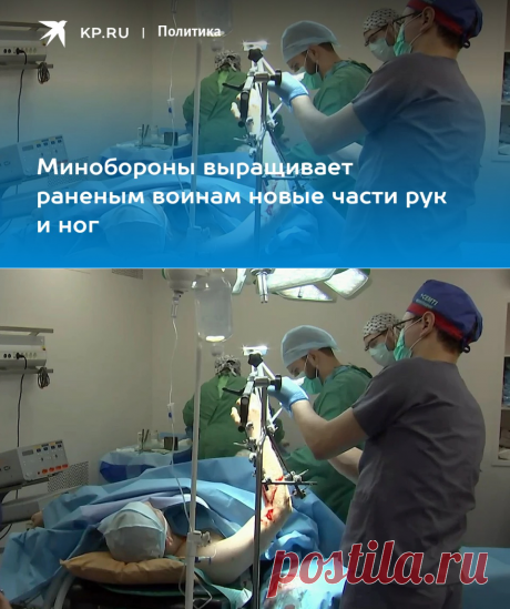 19-11-22-Минобороны выращивает раненым воинам новые части рук и ног - KP.RU