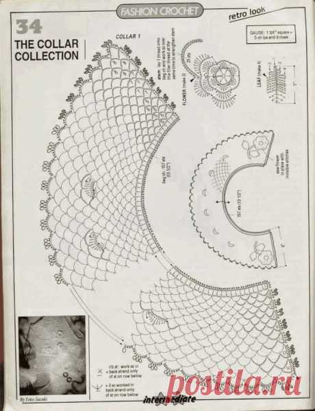 МОИ ПЕТЕЛЬКИ: Три ажурных воротничка