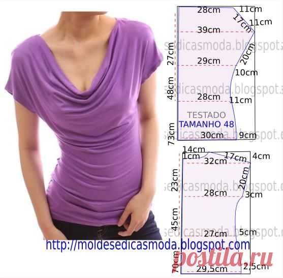 MOLDE DE BLUSA