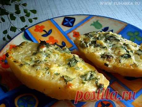 Ароматная чесночная картошка