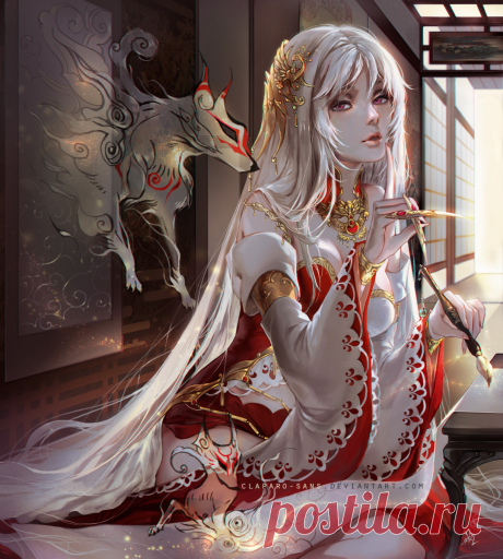 Amaterasu Okami by Claparo-Sans on DeviantArt