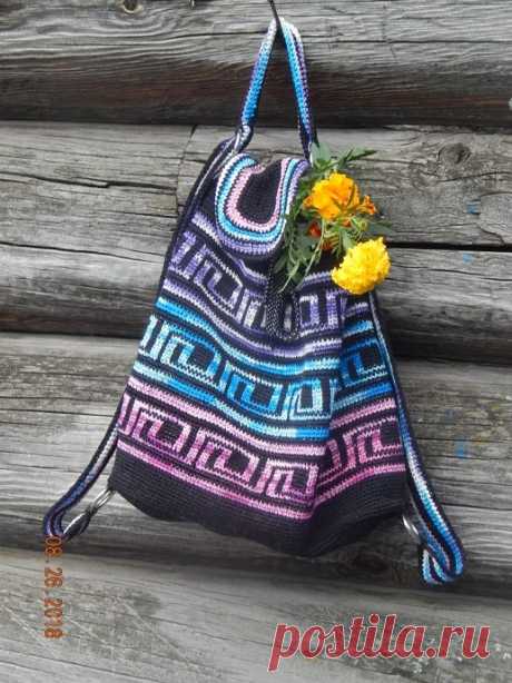 До свидания,лето,до свидания! из категории Совместник, рюкзак – Вязаные идеи, идеи для вязания