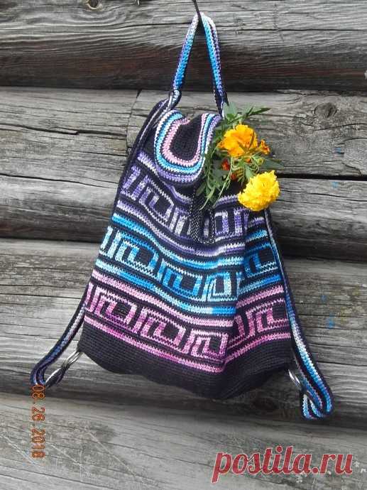 До свидания,лето,до свидания! из категории Совместник, рюкзак – Вязаные идеи, идеи для вязания