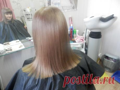 окрашивание выполненное нашим мастером