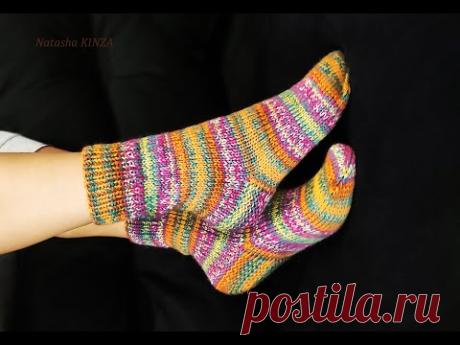 БАЗОВЫЕ НОСКИ ЗА ВЕЧЕР/Knitted Socks/Calcetines de punto/Stricksocken/Strikkede sokker/Chaussettes