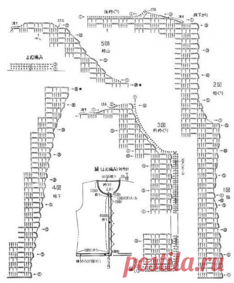 Актуальные модели от японских дизайнеров со схемами - настоящее искусство вязания крючком! | Вязалки Веселого Хомяка | Дзен