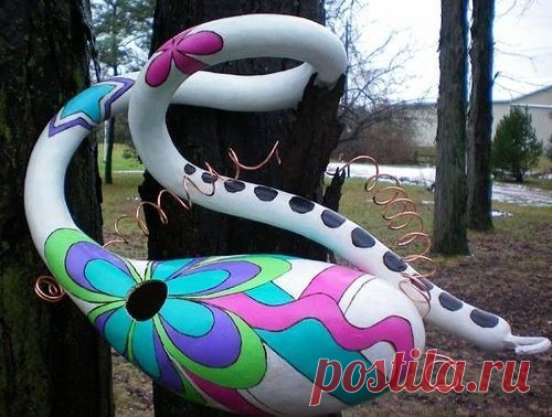Скворечник из лагенарии / скворечники / 7dach.ru