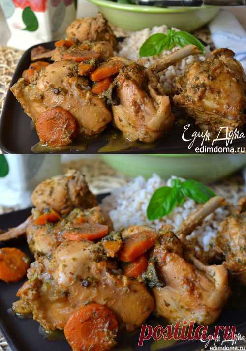 Кролик с песто по-новому (Coniglio al pesto matto) | Кулинарные рецепты от «Едим дома!»