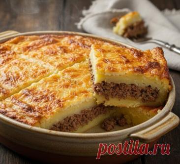 Горячий мясной форшмак (Запеканка)