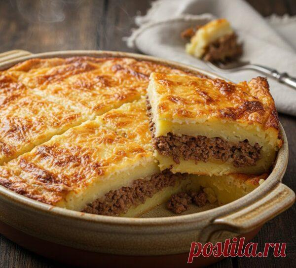 Горячий мясной форшмак (Запеканка)