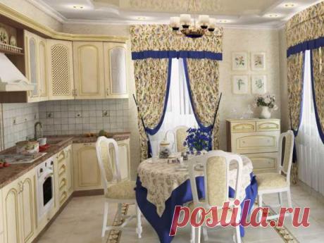 Всё о шторах для кухни — Роскошь и уют