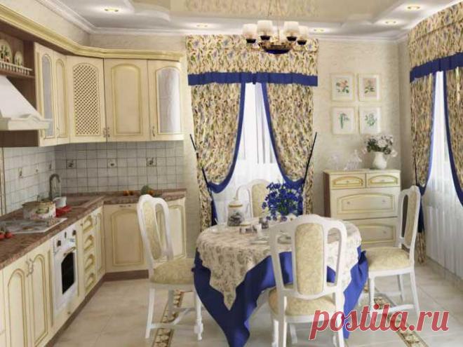 Всё о шторах для кухни — Роскошь и уют