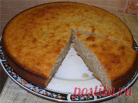 Пирог на банановом тесте (без яиц)