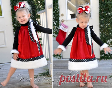 Новогодние платья для девочек — сшить самим быстро и просто. Часть 3. |