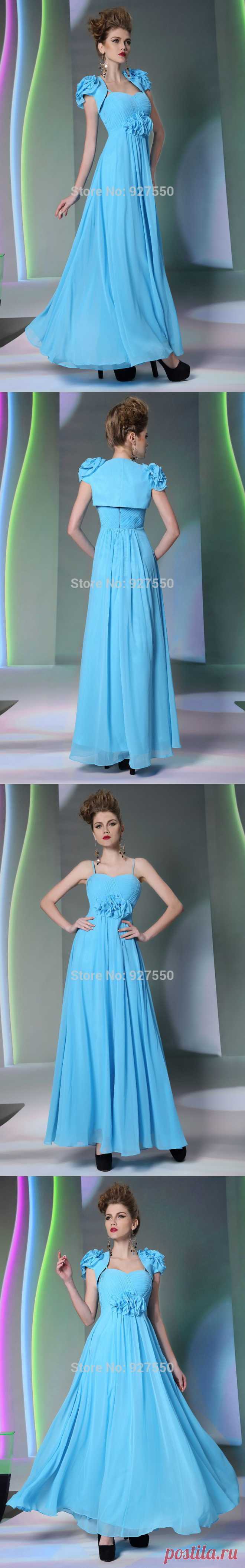 dress valentine Picture - More Detailed Picture about Custom Made Light Sky Blue A Line Sweetheart Spaghetti Strap Floor length Flowers Fold Chiffon Zipper Prom Dresses Party Dresses Picture in Prom Dresses from Elegantdress store | Aliexpress.com | Alibaba Group