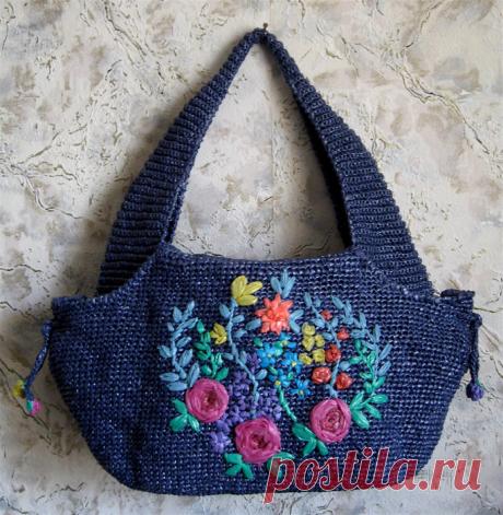 Bolsas hechas de cintas de polipropileno "ramo de flores".