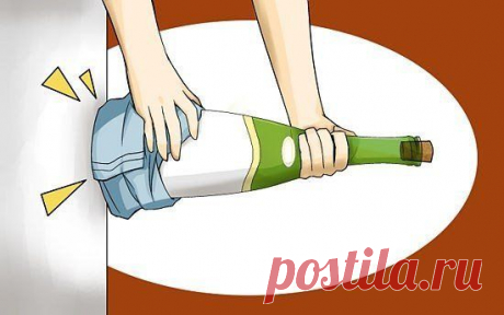 Способы открыть бутылку без штопора