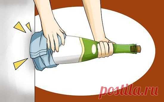 Способы открыть бутылку без штопора