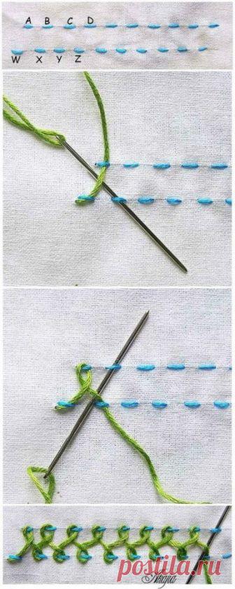 Коллекция вышивальных швов из Бразилии — Сделай сам, идеи для творчества - DIY Ideas