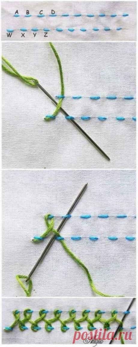 Коллекция вышивальных швов из Бразилии — Сделай сам, идеи для творчества - DIY Ideas