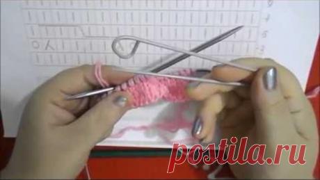 УЗОР СПИЦАМИ ДЛЯ ШАПОК, КАРДИГАНОВ. ОЧЕНЬ ПРОСТОЙ. МАСТЕР КЛАСС