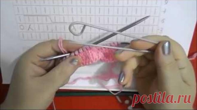 УЗОР СПИЦАМИ ДЛЯ ШАПОК, КАРДИГАНОВ. ОЧЕНЬ ПРОСТОЙ. МАСТЕР КЛАСС