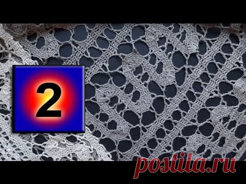 2- Bruges lace crochet Мастер класс Брюггское кружево вязание крючком урок - Рукоделие