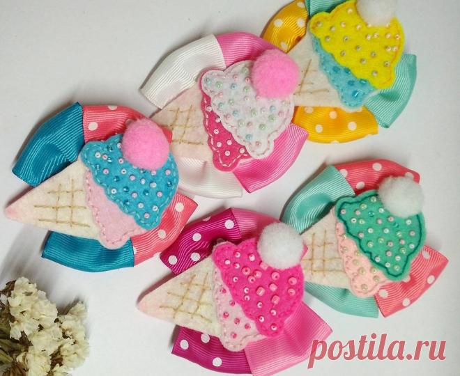 Бантик & Заколки 🇺🇦 Украина в Instagram: «Вкусные заколочки🍦  Заколочки из фетра для маленьких красавиц 👧  #фетр #заколочкидлядевочек #изфетра #заколочкиизфетра #длямалышки…» 100 отметок «Нравится», 3 комментариев — Бантик & Заколки 🇺🇦 Украина (@lena.bantik) в Instagram: «Вкусные заколочки🍦  Заколочки из фетра для маленьких красавиц 👧  #фетр #заколочкидлядевочек…»