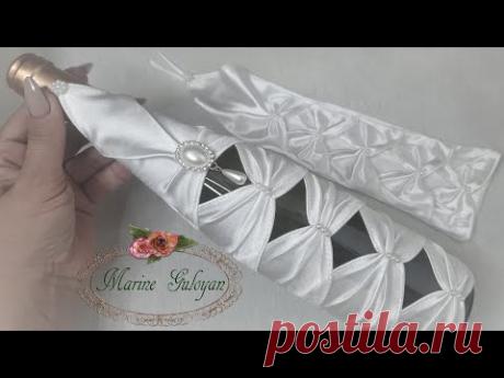 Свадебная бутылка своими руками #Marine_DIY_Guloyan