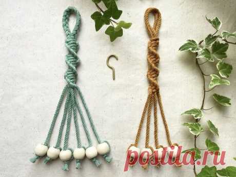 Macrame Banana Hanger Handmade Banana Hanger With Wooden - Etsy