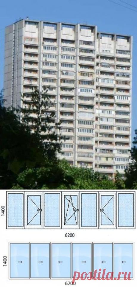 Остекление дома И-700А, остекление балконов и лоджий И-700А - цены