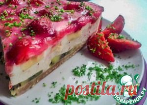 Творожно-фруктовый торт - кулинарный рецепт